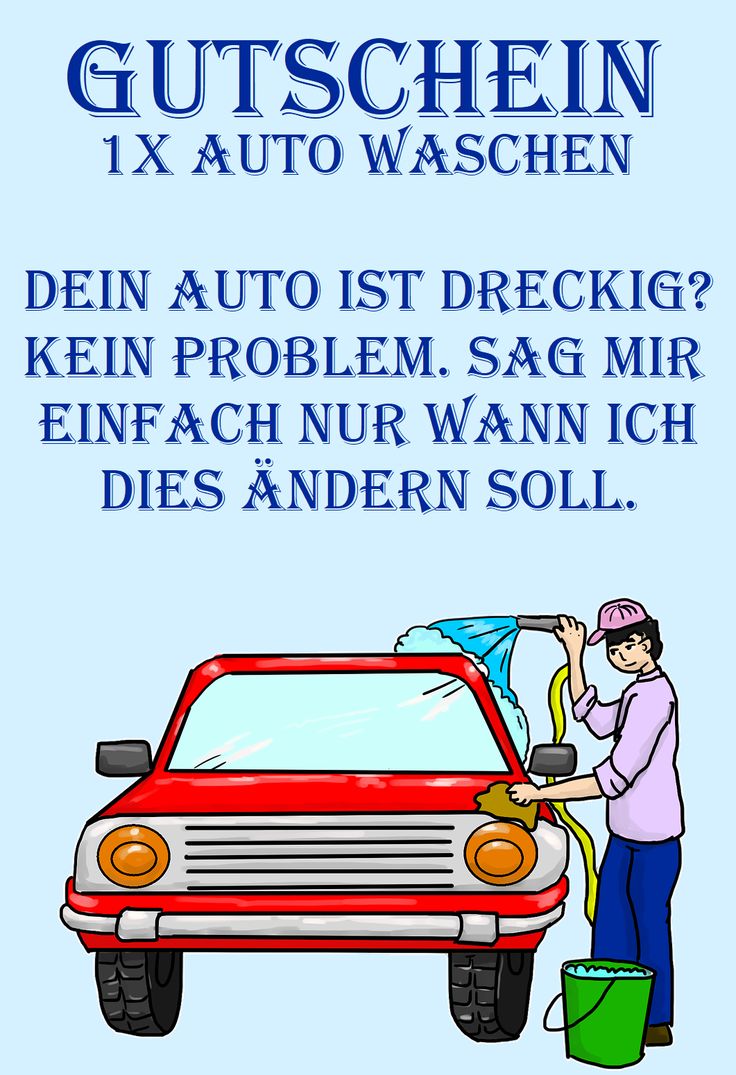 Autoputz Gutschein Zum Ausdrucken