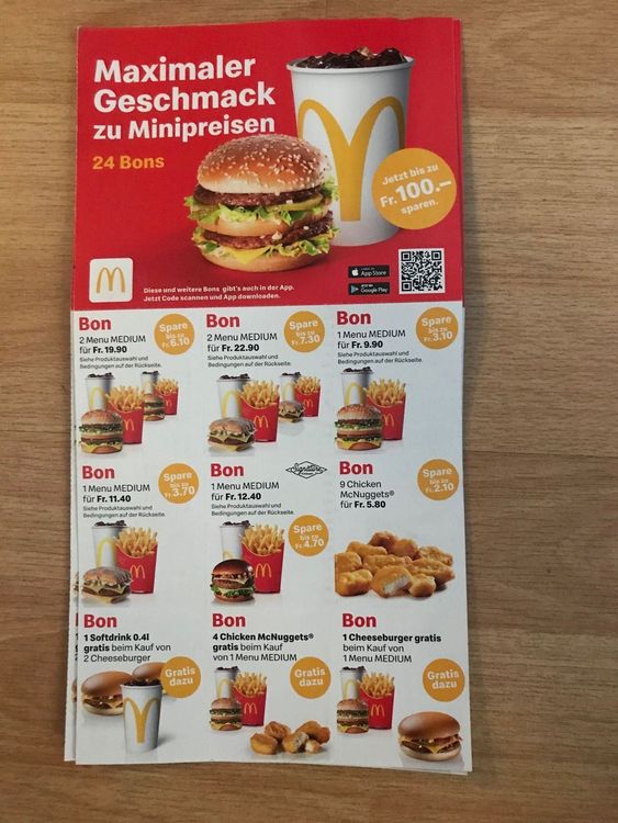 Darf Man Mcdonalds Gutscheine Ausdrucken