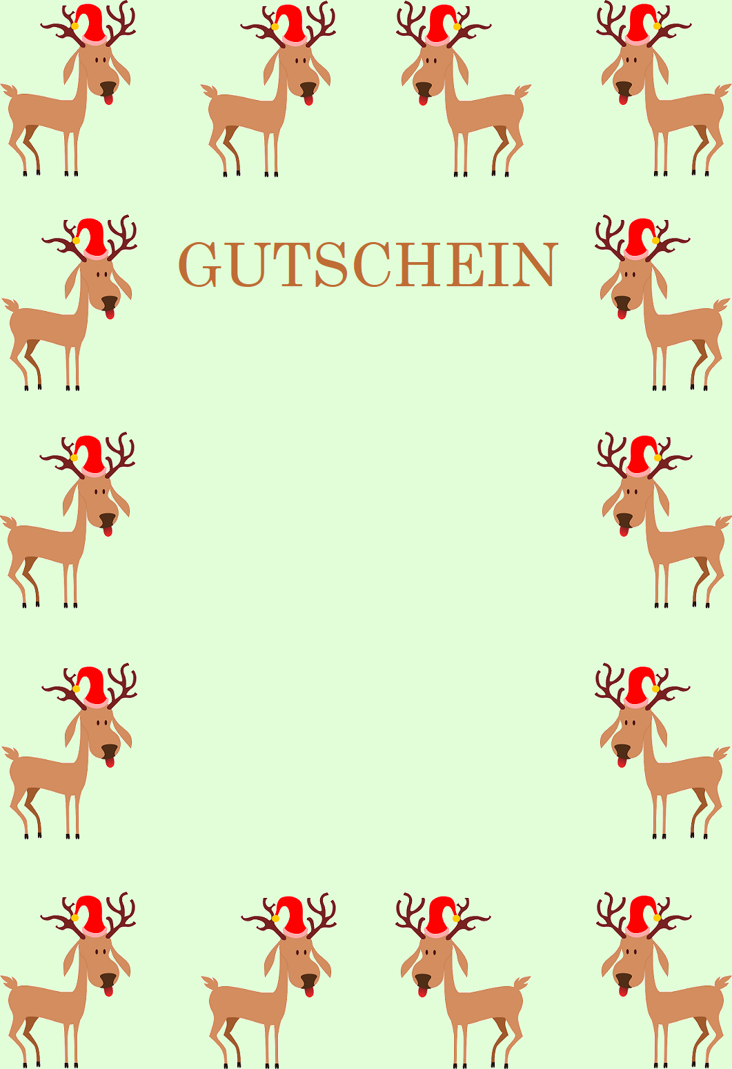 Gutscheine Zum Ausdrucken Zu Weihnachten