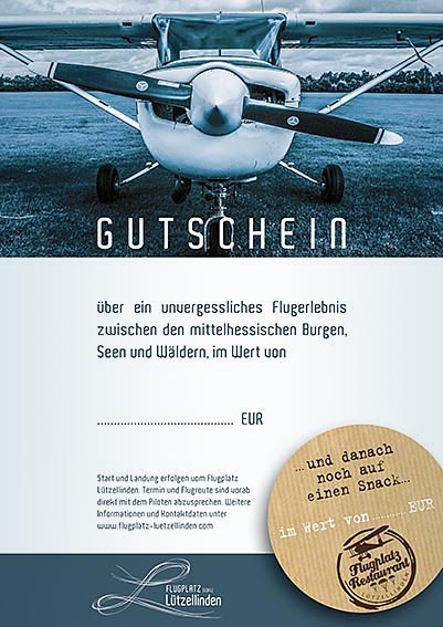 Rundflug Gutschein Ausdrucken