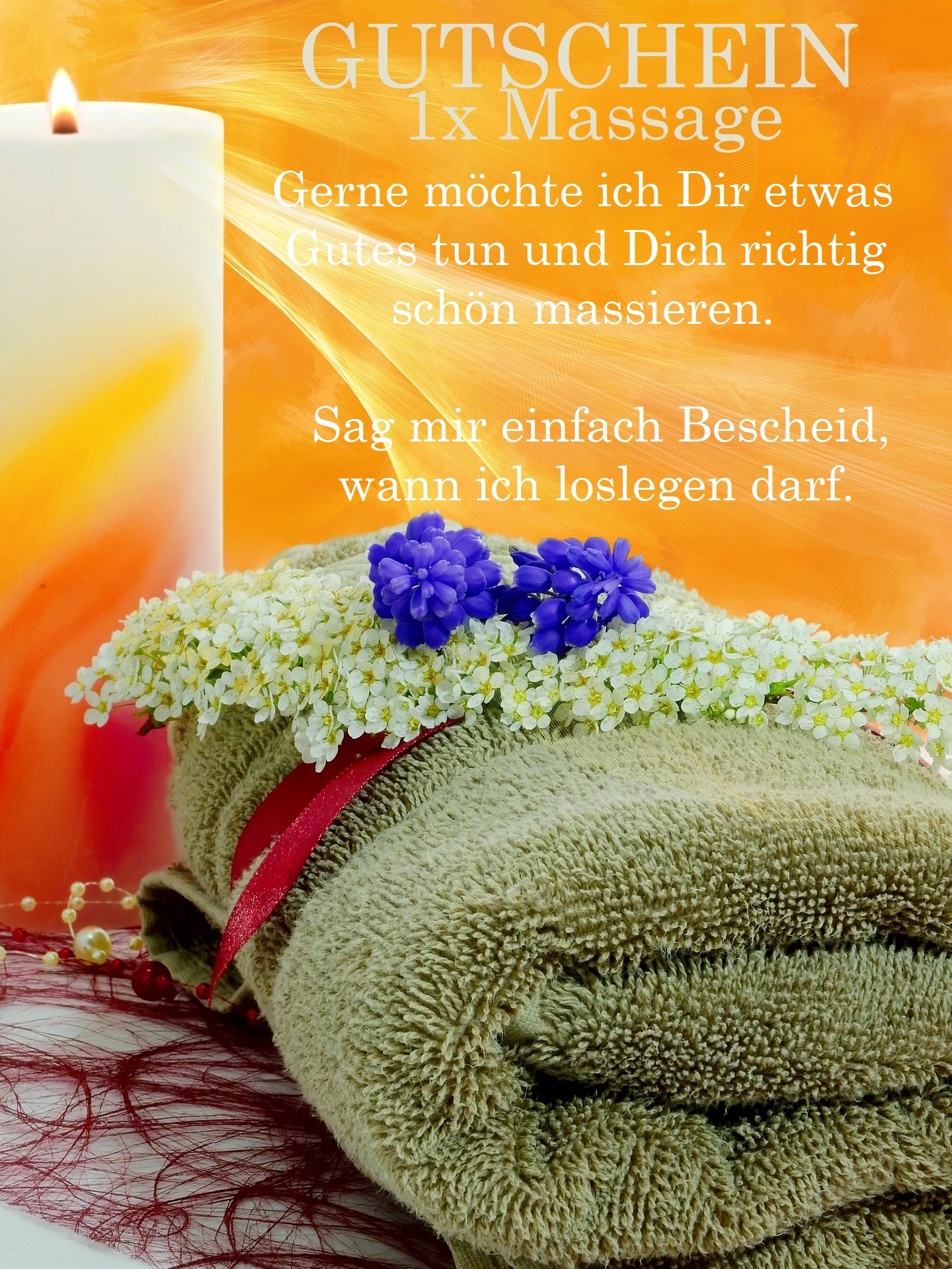 Gutschein Vorlage Zum Ausdrucken Wellness