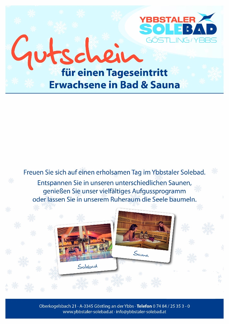 Gutschein Ausdrucken Sauna