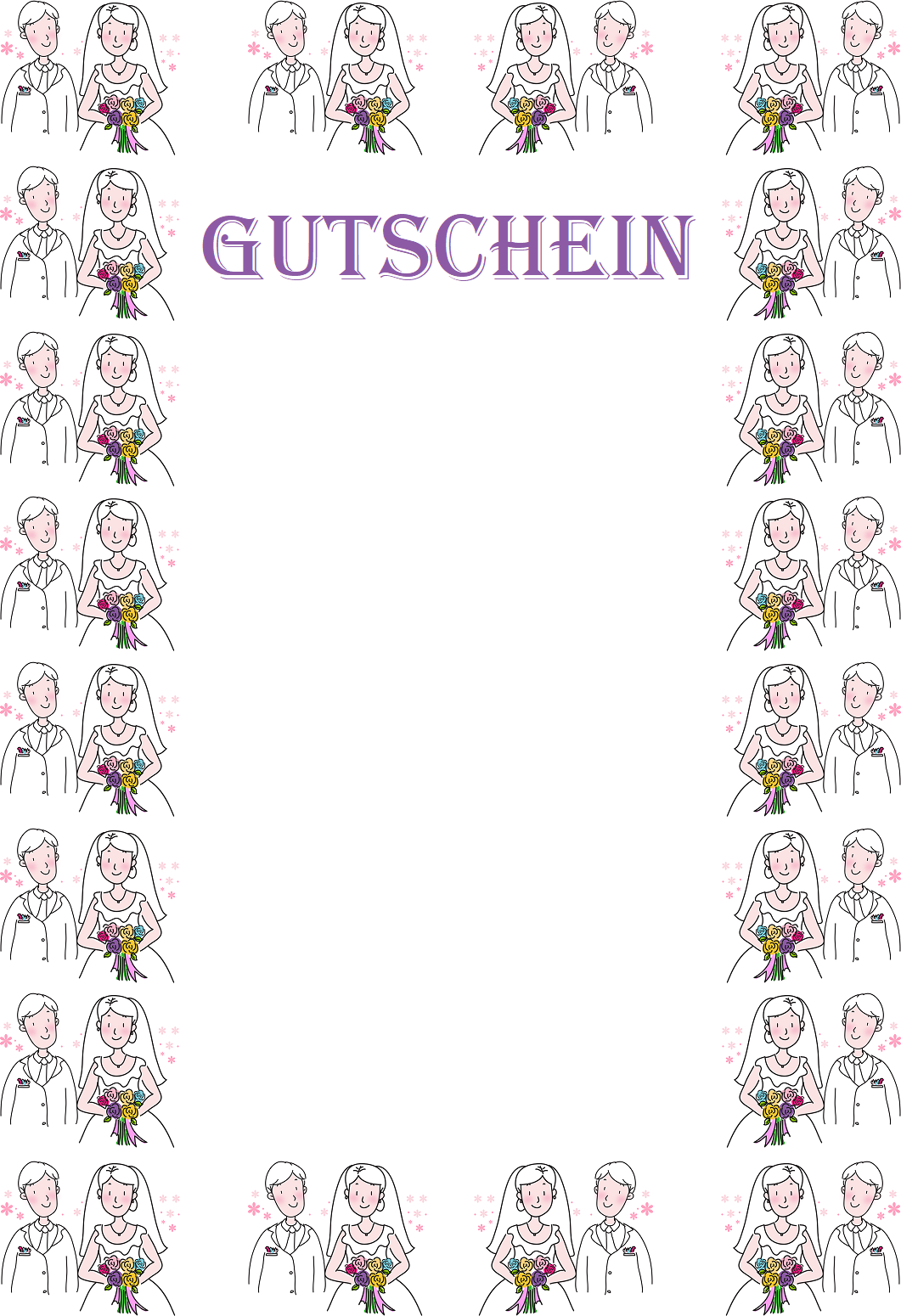 Gutscheine Hochzeit Vorlagen Kostenlos Ausdrucken