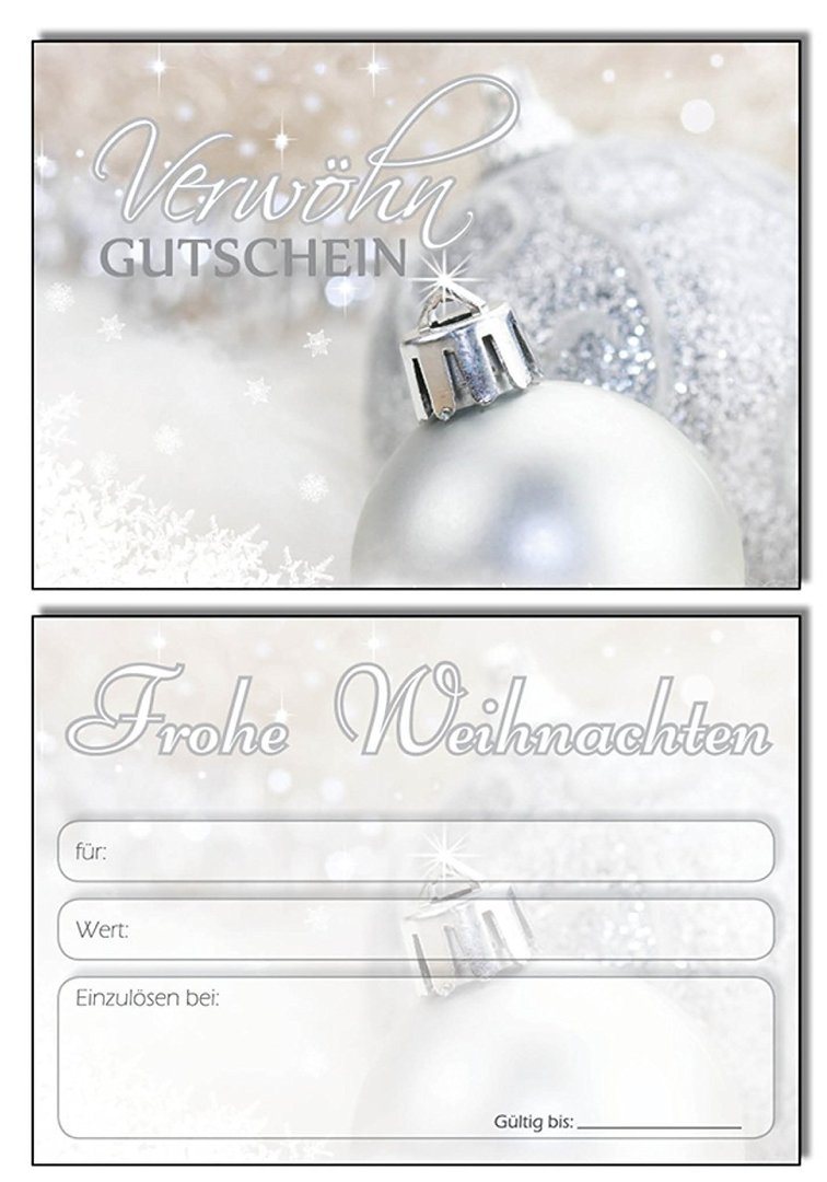 Gutschein Silber Ausdrucken