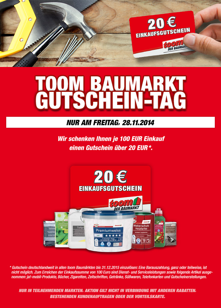 Gutschein Zum Ausdrucken Baumarkt Mann