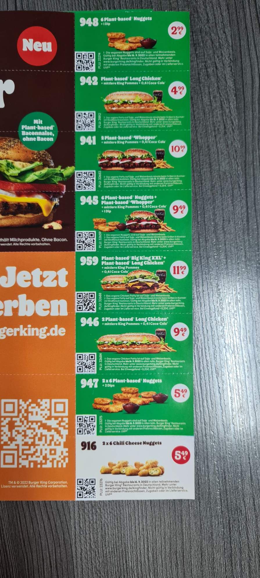 Burger King Gutscheine Schwarz Weiß Ausdrucken