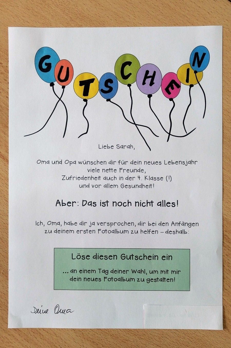 Gutscheine Für Kindergeburtstage Zum Ausdrucken