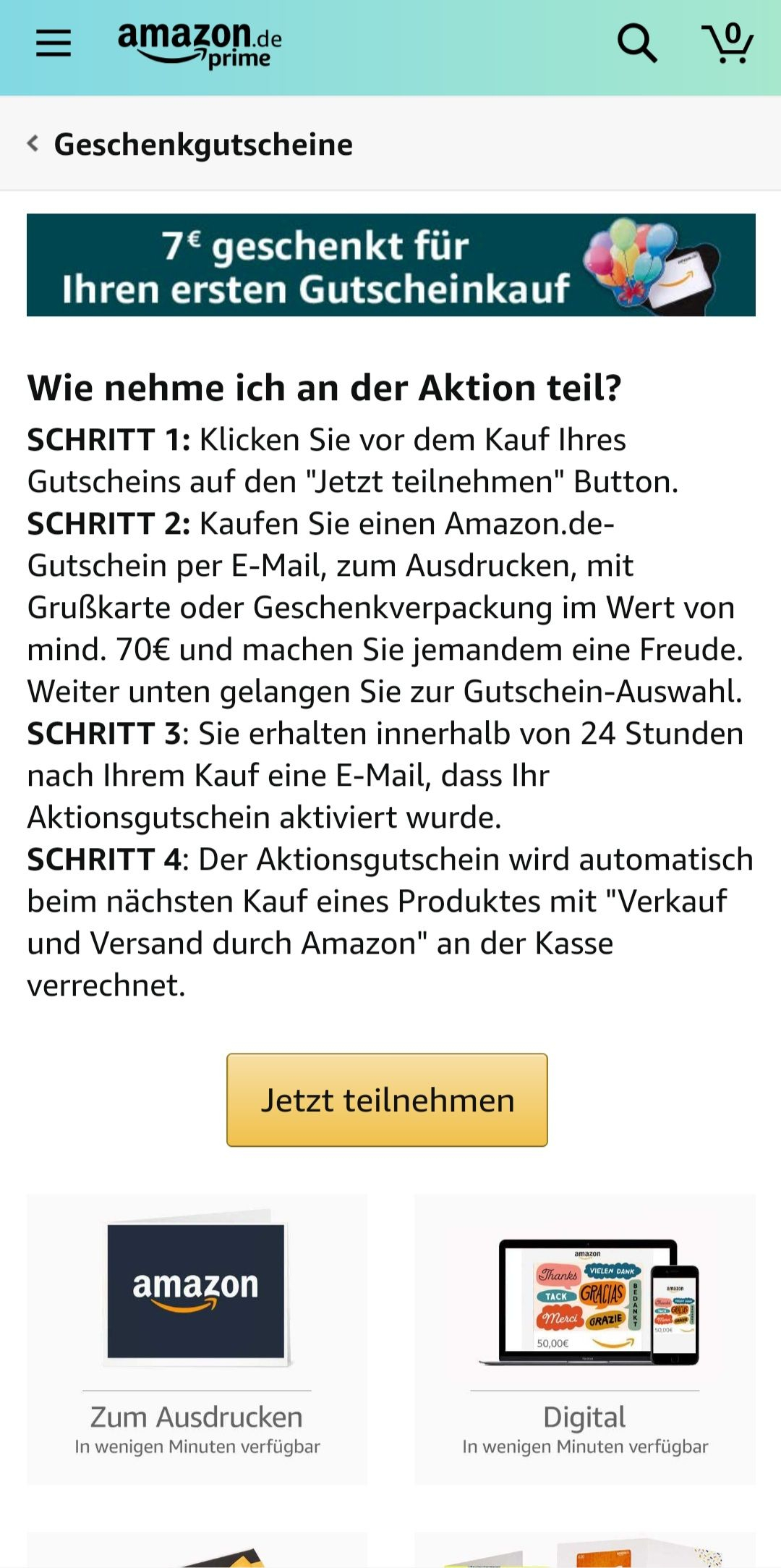 Amazon Gutschein Ausdrucken Dauer Der Aktivierung