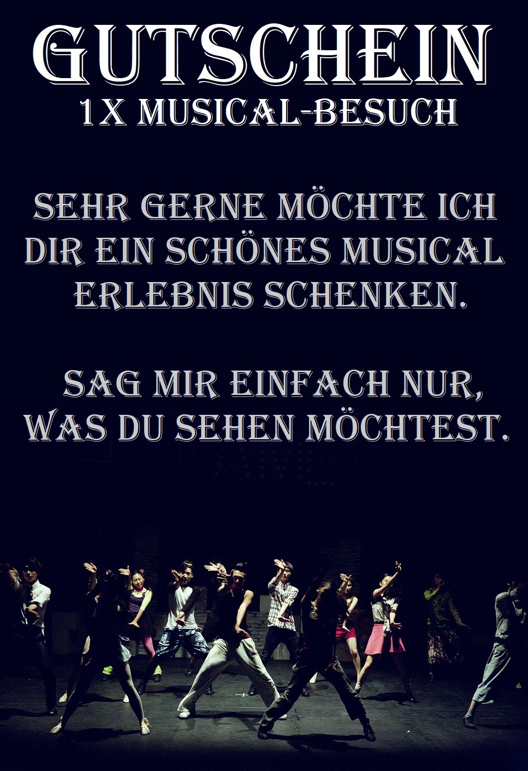 Gutschein Musical Zum Ausdrucken