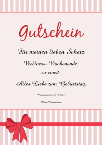 Gutscheine Wellness Zum Ausdrucken