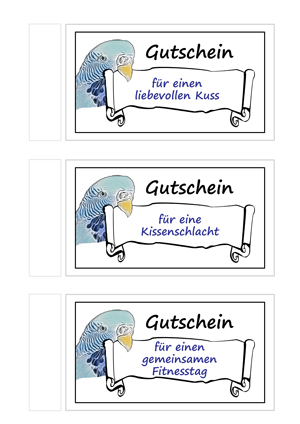 Gutscheine Zum Selber Machen Und Ausdrucken