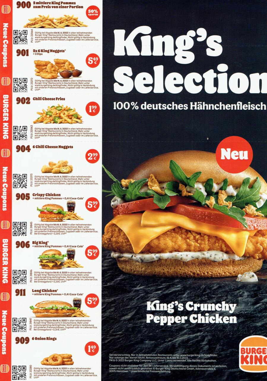 Burger King Spar Gutscheine Ausdrucken