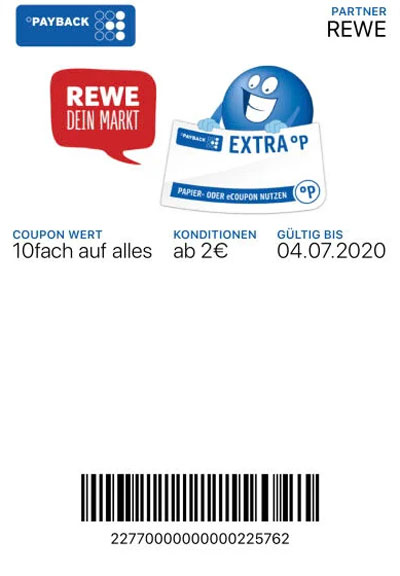 Payback Gutschein Ausdrucken Rewe