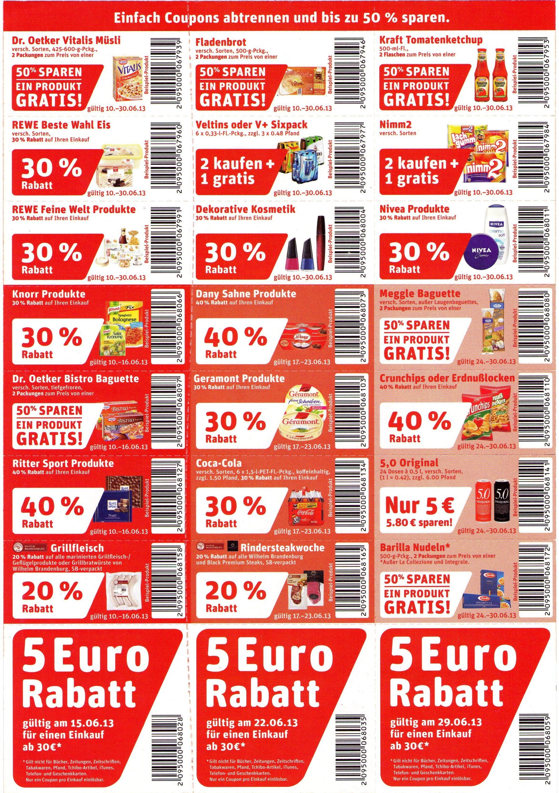 Coupons Und Gutscheine Zum Ausdrucken