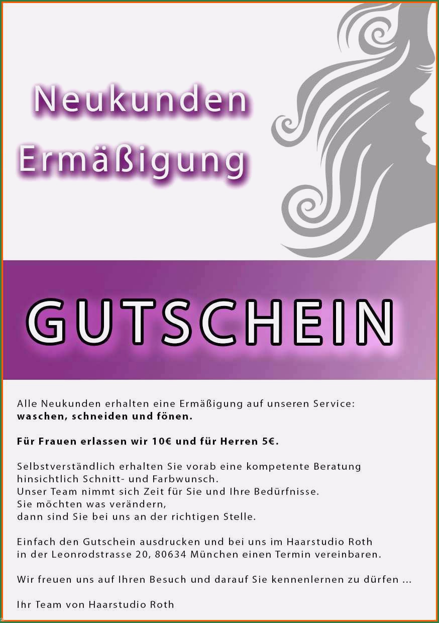 Gutscheine Friseur Selber Ausdrucken